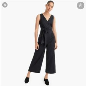 J. Crew Poplin Stretch Jumpsuit